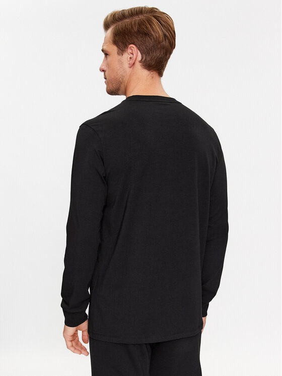 KARL LAGERFELD KARL LAGERFELD Marškinėliai ilgomis rankovėmis 755023 534221 Juoda Regular Fit