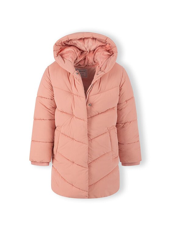 minoti minoti Kurtka zimowa 32COAT166 Różowy Longline Fit