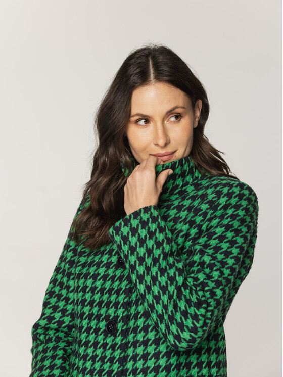 Willsoor Willsoor Płaszcz przejściowy 67415 Zielony Regular Fit