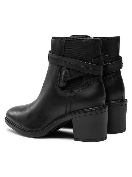 Clarks Clarks Botki Scene Star 261674624 Czarny