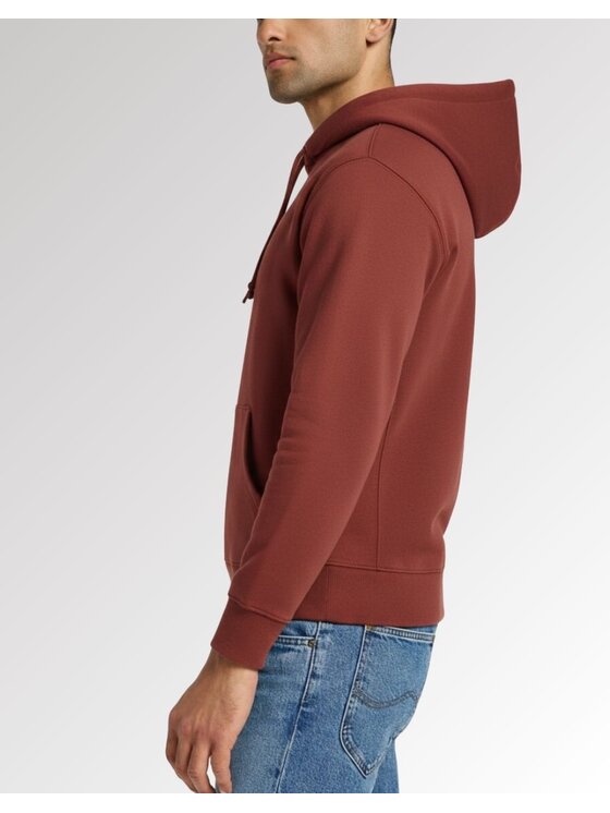Lee Lee Bluza Seasonal Hoodie Brązowy Hoodie Fit