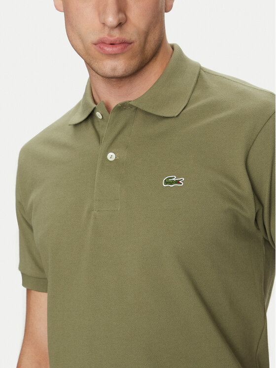 Lacoste Lacoste Polokošile L1212 Khaki Regular Fit