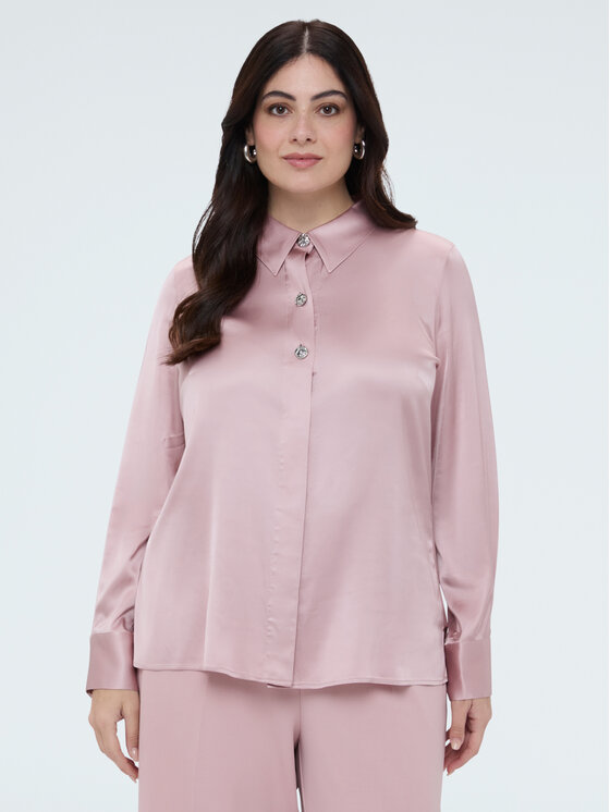 Fiorella Rubino Fiorella Rubino Camicia 5020T001424N006 Rosa Regular Fit