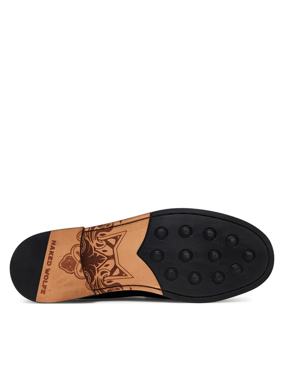 Naked Wolfe Naked Wolfe Mokassins Riviera Schwarz