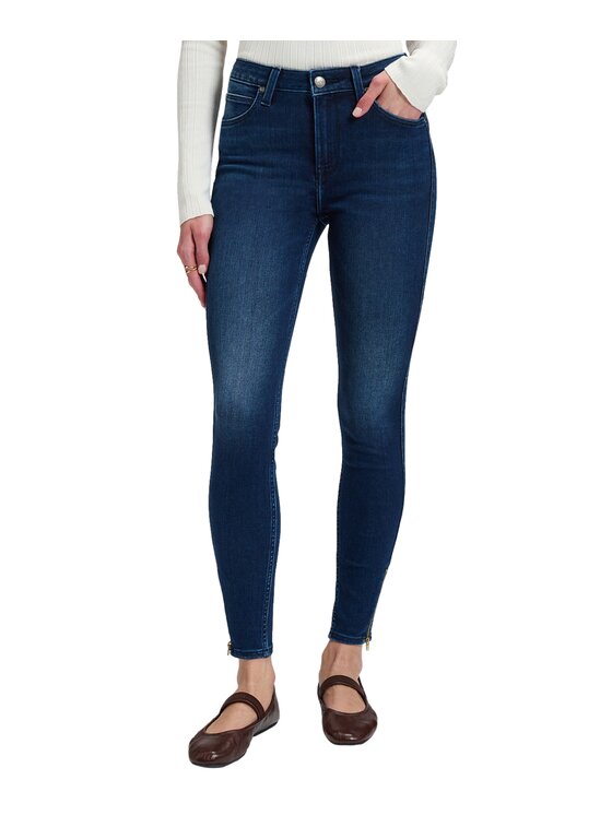 Lee Lee Jeansy 112385840 Niebieski Skinny Fit
