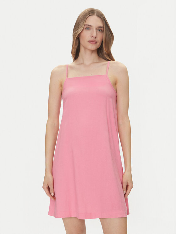 JJXX Letné šaty Breeze 12269732 Ružová Loose Fit