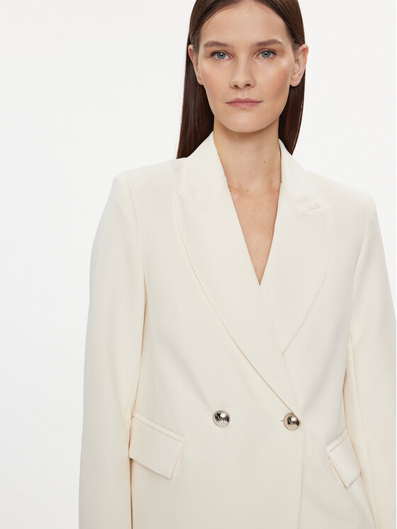 Maryley Maryley Піджак 24EB127/43VA Écru Regular Fit