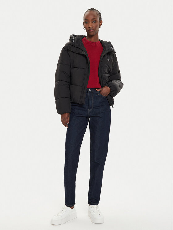 Calvin Klein Jeans Calvin Klein Jeans Télikabát J20J224112 Fekete Regular Fit