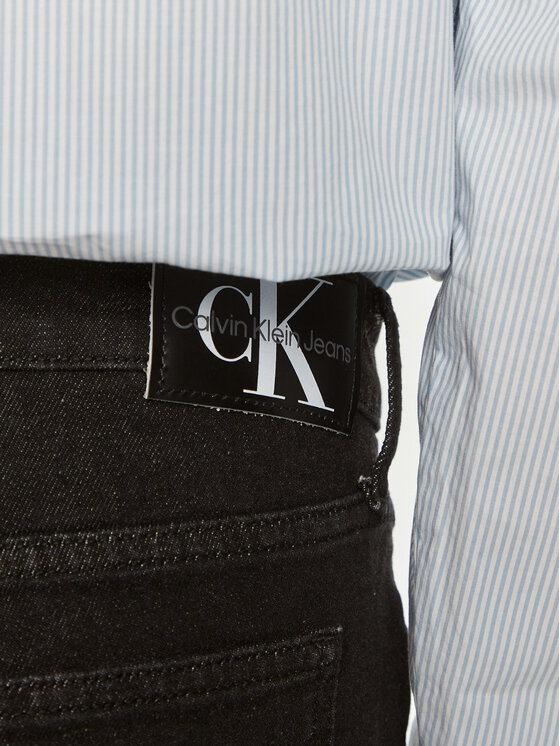 Calvin Klein Jeans Calvin Klein Jeans Kratke traperice J20J222808 Crna Regular Fit
