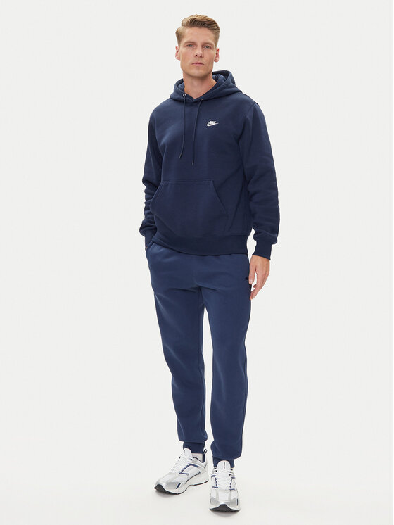 Nike Nike Bluza Club Ft FN3859 Granatowy Regular Fit