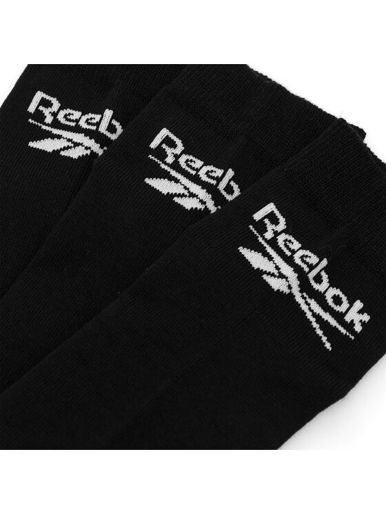 Reebok Reebok Набір з 3 пар низьких шкарпеток unisex R0429-SS24 (3-pack) Чорний