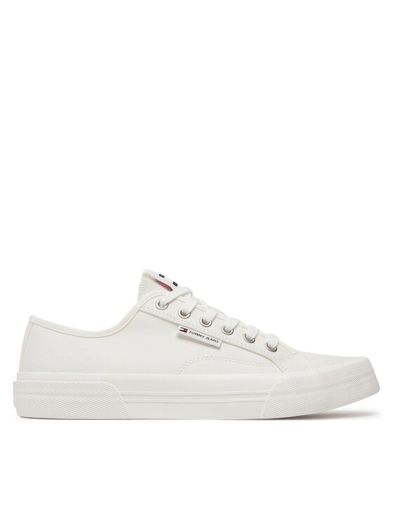 Tommy Jeans Tenis Superge EM0EM01365 Bela