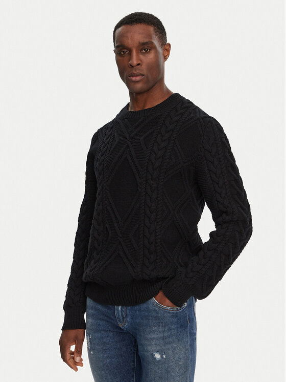 Dolce&Gabbana Dolce&Gabbana Pulover GXX02T JCVYE Negru Regular Fit