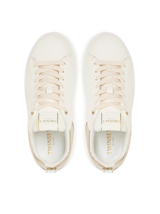 TWINSET TWINSET Sneakersy 252TCP024 Biały