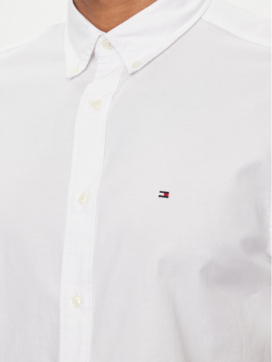 Tommy Hilfiger Tommy Hilfiger Srajca 1985 MW0MW33810 Bela Slim Fit