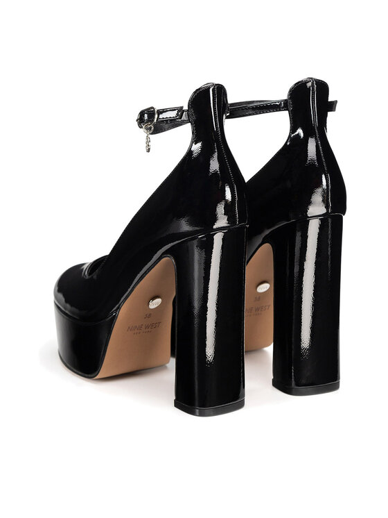 Black patent leather pumps nine west new arrivals