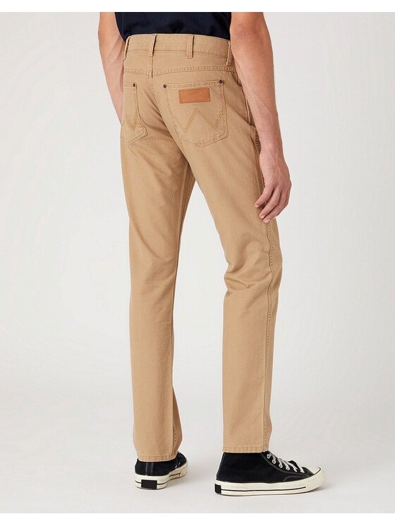 Wrangler Wrangler Pantaloni di tessuto GREENSBORO Beige Straight Fit