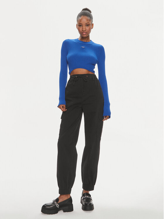 HUGO Hugo Светр Succoire_B 50514280 Голубий Slim Fit