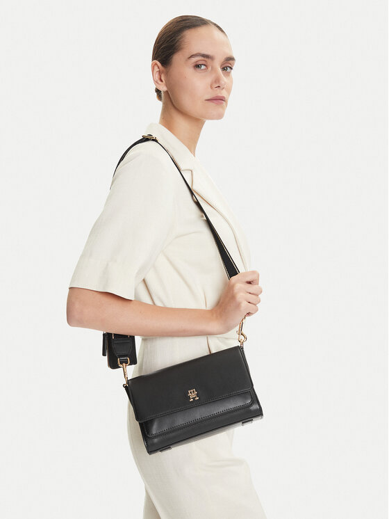 Tommy Hilfiger Tommy Hilfiger Τσάντα Th Joy Crossover AW0AW16813 Μαύρο