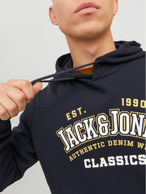 Jack&Jones Jack&Jones Jopa Logo 12233597 Mornarsko modra Standard Fit