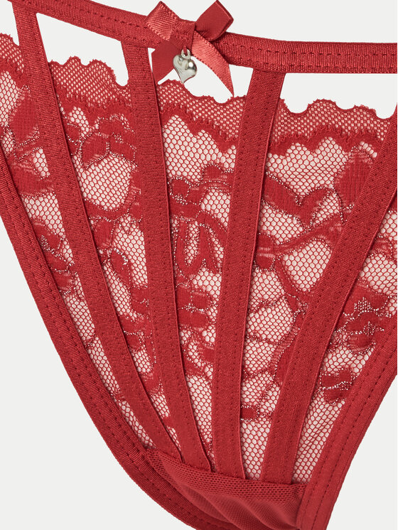 Hunkemöller Hunkemöller 3 db tanga 300279 Piros