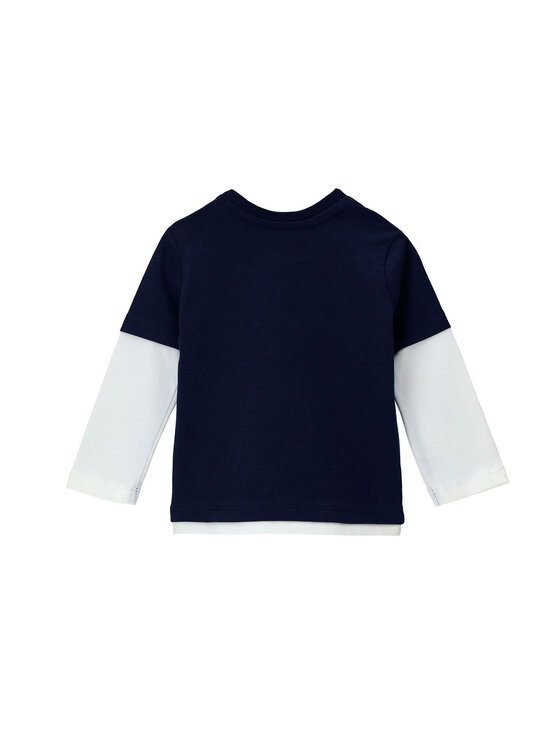 Original Marines Original Marines Bluzka DISNEY DCAV0753NM Granatowy Regular Fit