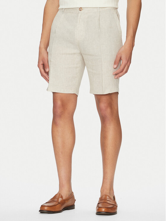 JOOP! Bavlnené šortky 17 JT-64Dinghy 30045910 Béžová Loose Fit