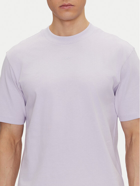 HUGO HUGO T-Shirt Dapolino 50488330 Fioletowy Relaxed Fit
