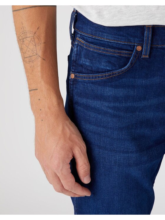 Wrangler Wrangler Jeansy W15QYI39K_30/36 Granatowy Regular Fit