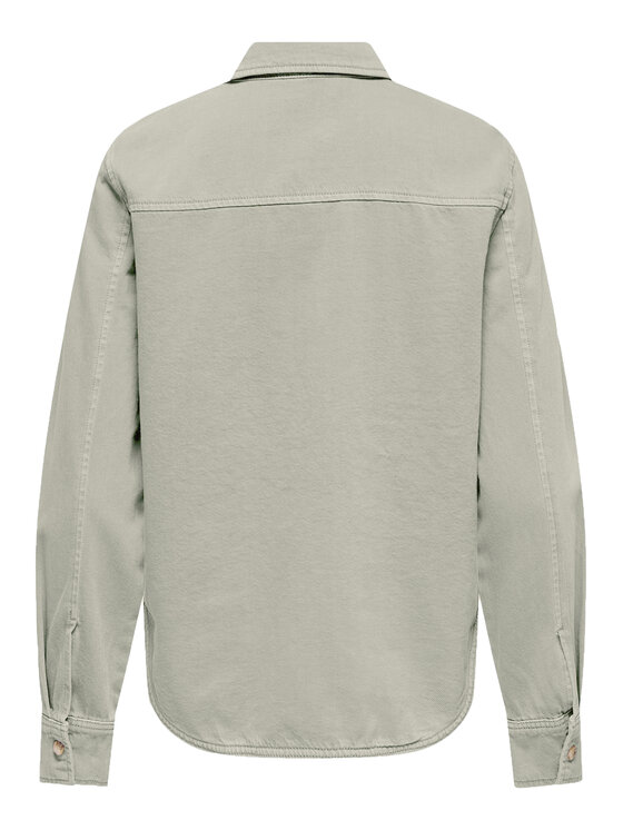 ONLY ONLY Koszula jeansowa Silla 15338783 Zielony Slim Fit