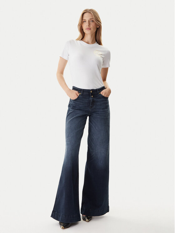 Versace Jeans Couture Versace Jeans Couture Τζιν 79HAB561 CDWAB Σκούρο μπλε Wide Leg
