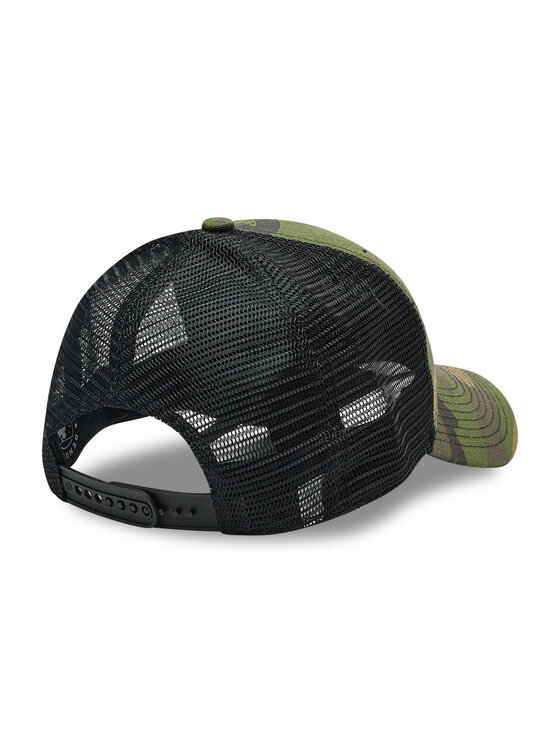 47 Brand 47 Brand Бейсболка MLB Atlanta Braves Branson Trucker B-CBRAN01GWP-CMB Зелений