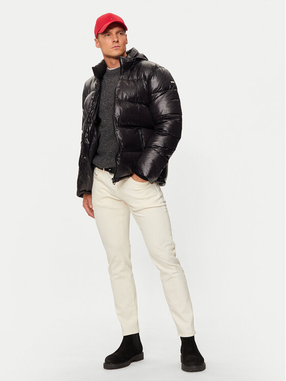 SCHOTT N.Y.C. SCHOTT N.Y.C. Зимно яке COLUMBUSX Черен Regular Fit