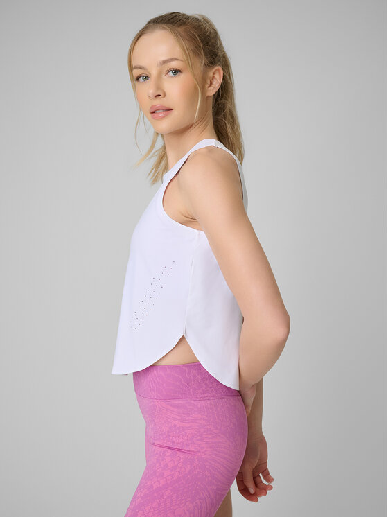 4F 4F Top TRAINING Biały Regular Fit