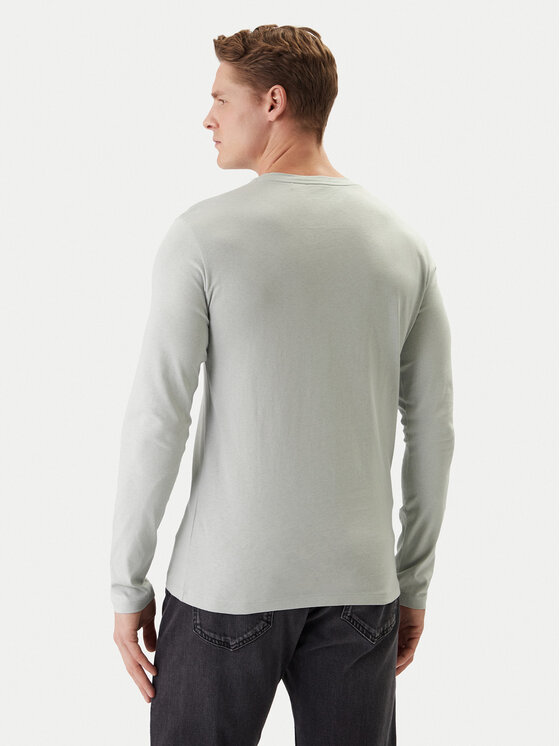 BOSS BOSS Longsleeve Tacks 50512111 Grau Regular Fit