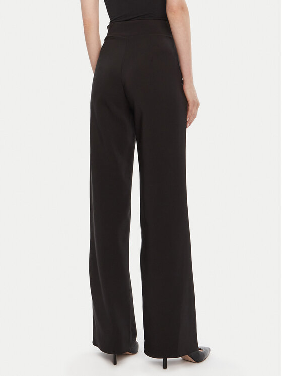 Rinascimento Rinascimento Παντελόνι υφασμάτινο CFC0125276003 Μαύρο Straight Fit