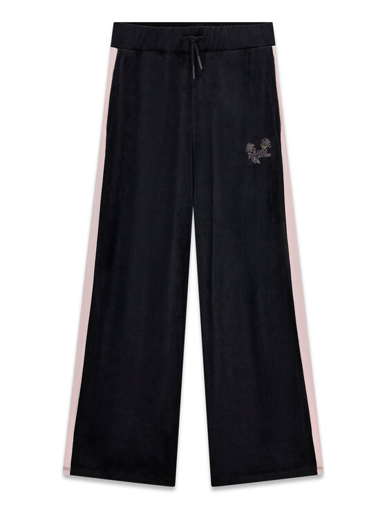 Guess Guess Spodnie dresowe J6BB02 K5874 Czarny Regular Fit
