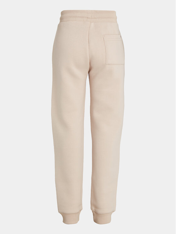 Tommy Hilfiger Tommy Hilfiger Teplákové kalhoty KB0KB08475 S Béžová Regular Fit