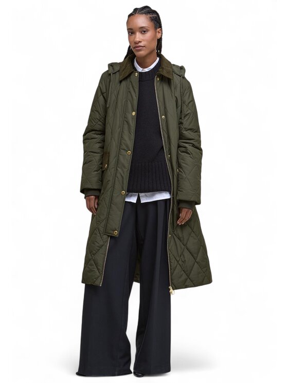 Barbour Barbour Cappotto q-dav-59540 Verde Regular Fit