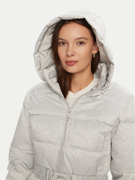 Guess Guess Žieminė striukė Seline W4BL58 WGL72 Pilka Regular Fit