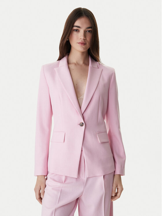 Marella Marella Pintsak Slogan1 2615041211 Roosa Slim Fit