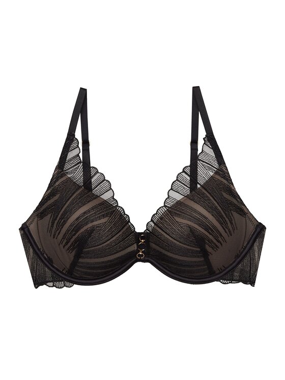 Esotiq Esotiq Biustonosz push-up 42873 Czarny