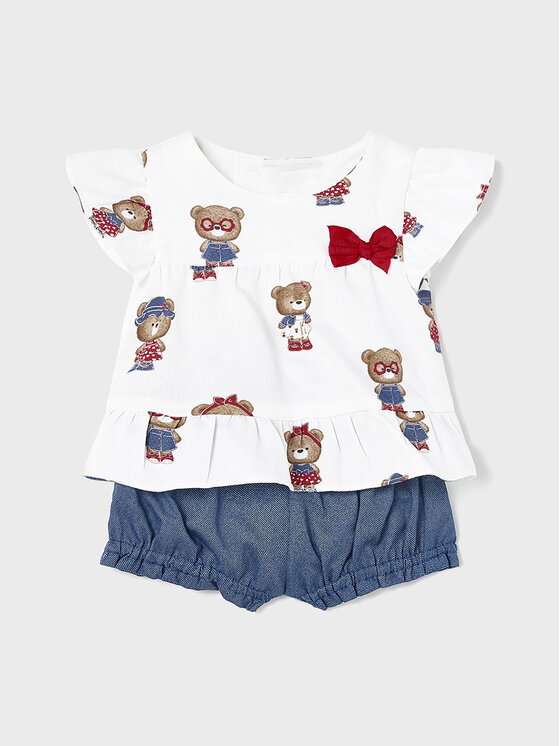 Completo T-shirt e pantaloncini Mayoral