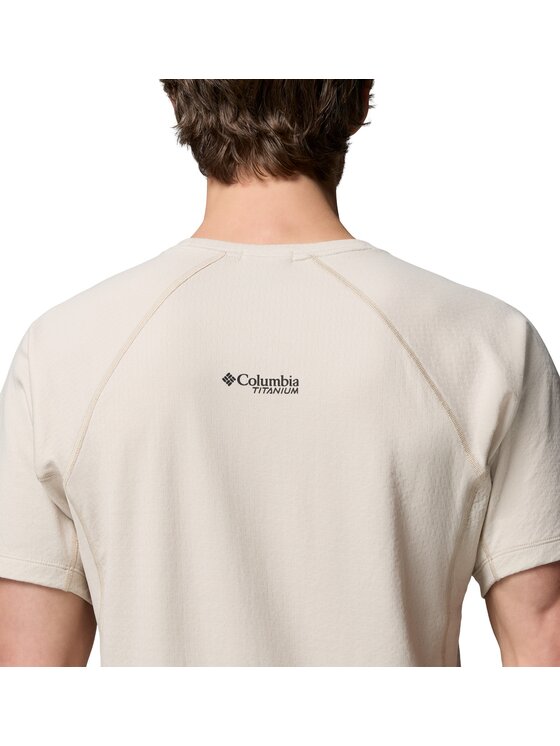 Columbia Columbia Koszulka techniczna 215719 Beżowy Regular Fit
