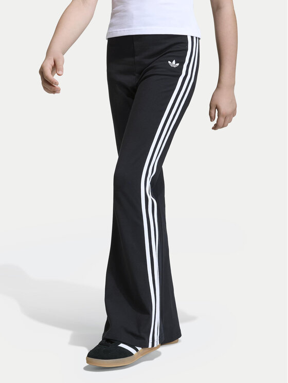 adidas Colanți 3-Stripes KC8645 Negru Slim Fit