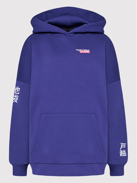 Togoshi Togoshi Суитшърт Unisex TG22-BLU004 Тъмносин Oversize