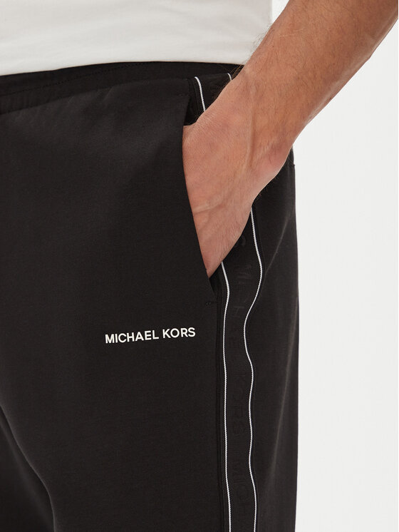 Michael Kors Michael Kors Долнище анцуг CT4524J5MF Черен Regular Fit