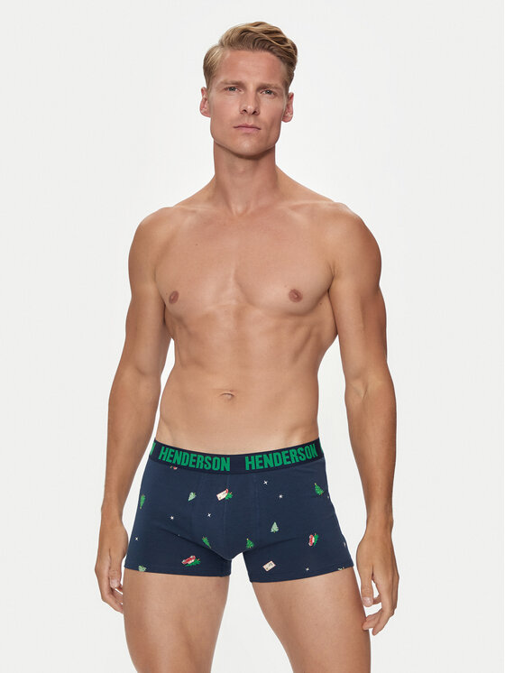 Henderson Henderson 2er-Set Boxershorts Jury 42251 Blau