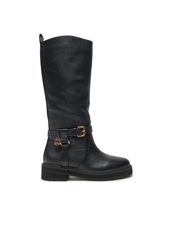 TWINSET TWINSET Μπότες Ιππασίας 242TGT172 Μαύρο