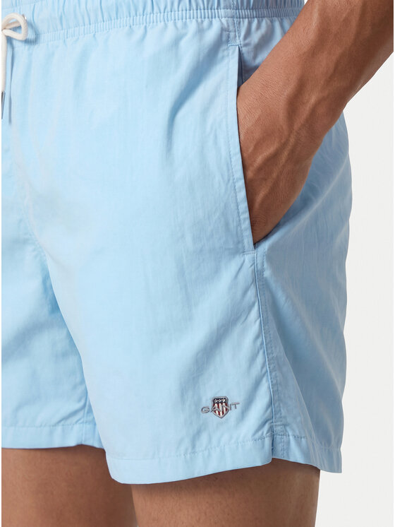 Gant Gant Kopalne hlače 920026000 Svetlo modra Regular Fit